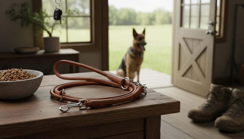 WauDog Soft rundsyet dressurline brun