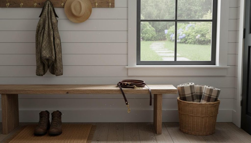 Justerbar Mørk Brun Læder Hundesnor