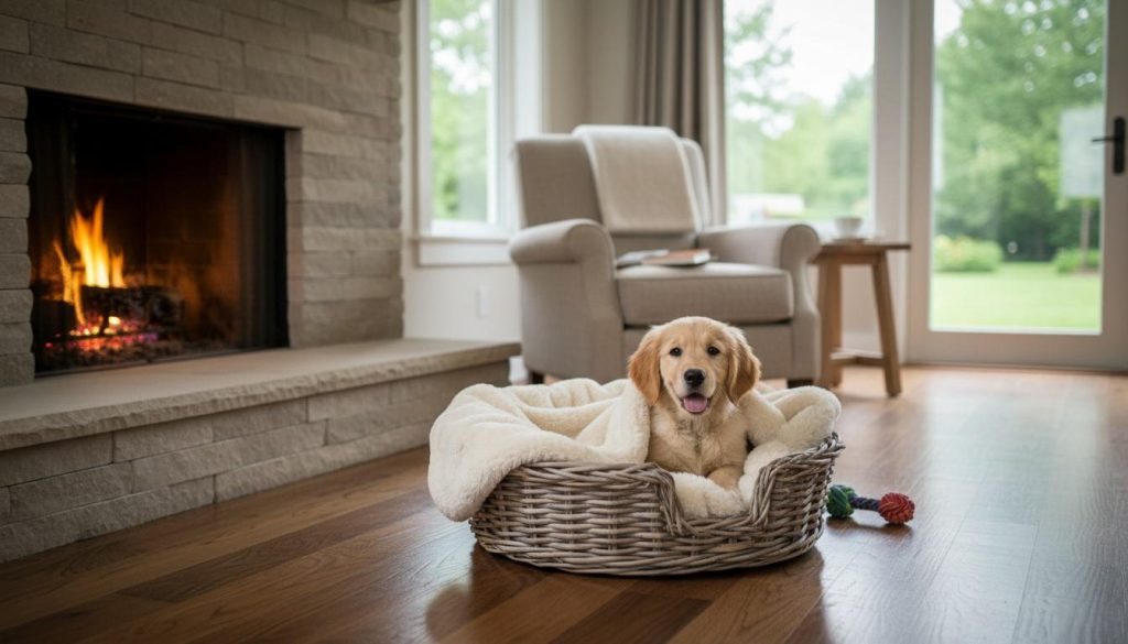 Hundekurv Grå Rattan